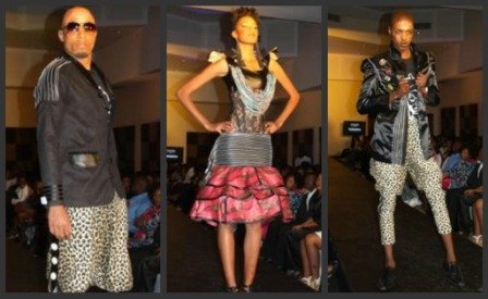 Botswana fashion black trash collage2
